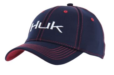 Image of HUK Performance Fishing Deluxe Tech Stretch Hat, Navy, H3000076NVYML
