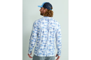 Image of HUK Performance Fishing Hidden Huk Pursuit Crew - Mens, Marolina Blue, 3XL, H1200590-420-XXXL