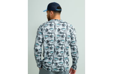 Image of HUK Performance Fishing Hidden Huk Pursuit Crew - Mens, Storm Blue, Small, H1200590-394-S