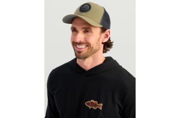 Image of HUK Performance Fishing Huk Bass Apparel Hoodie Tee - Mens, Black, Medium, H1000580-001-M