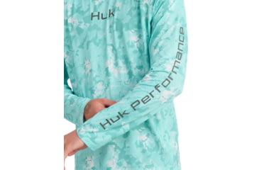 Image of HUK Performance Fishing Airweight Hoodie Kc Printed - Mens