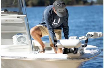 Image of HUK Performance Fishing Icon Long Sleeve Hoodie - Mens