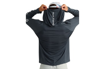 Image of HUK Performance Fishing Icon Long Sleeve Hoodie - Mens