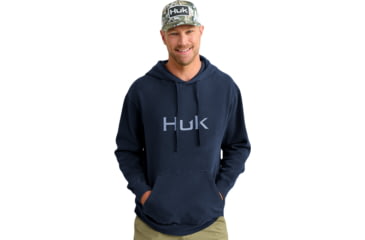 Image of HUK Performance Fishing HukD Up Logo Hoodie - Mens, Naval Academy, 2XL, H1300094-413-XXL