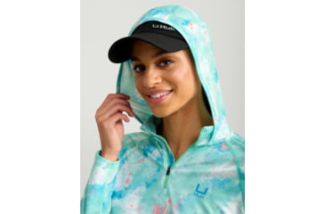 Image of HUK Performance Fishing Icon Performance Hoodie - Womens, Bermuda, Medium, H6120171-373-M