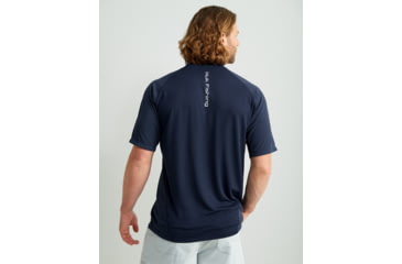 Image of HUK Performance Fishing Icon Short Sleeve Performance Crew - Mens, Naval Academy, Medium, H1200572-413-M