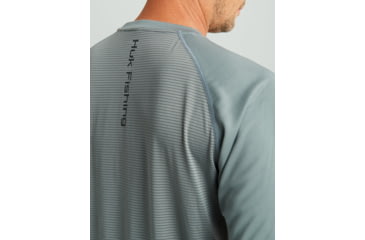 Image of HUK Performance Fishing Icon Short Sleeve Performance Crew - Mens, Night Owl, Medium, H1200572-016-M