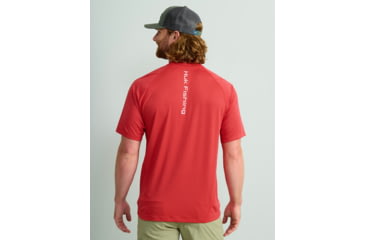 Image of HUK Performance Fishing Icon Short Sleve Crew - Mens, Channel Marker, 2XL, H1200572-624-XXL