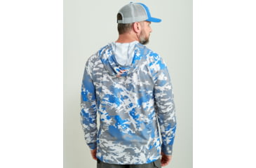 Image of HUK Performance Fishing KC Print Icon Performance Crew - Mens, Night Owl2, Small, H1200585-019-S