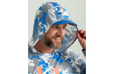 Image of HUK Performance Fishing KC Print Icon Performance Crew - Mens, Night Owl2, Small, H1200585-019-S