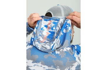 Image of HUK Performance Fishing KC Print Icon Performance Crew - Mens, Night Owl2, Small, H1200585-019-S