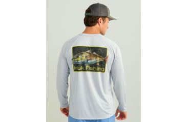 Image of HUK Performance Fishing KC Pursuit Graphic Crew - Mens, Harbor Mist2, Large, H1200631-035-L