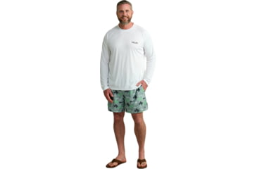 Image of HUK Performance Fishing KC Pursuit Graphic Crew - Mens, White, Large, H1200631-100-L