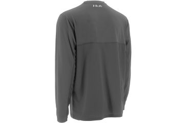Image of HUK Performance Fishing Mens LoPro Icon Long Sleeve Shirt, Cool Charcoal Grey, H1200071CGYS