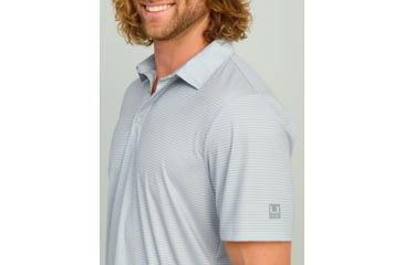Image of HUK Performance Fishing Pursuit Novelty Polo - Mens, Harbor Mist, Extra Large, H1200633-034-XL