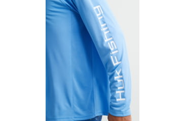 Image of HUK Performance Fishing Pursuit Performance Long Sleeve Crew - Mens, Marolina Blue, Medium, H1200524-420-M