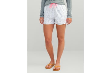 Image of HUK Performance Fishing Pursuit Printed Volley Short - Womens, Harbor Mist, Extra Small, H6200073-034-XS