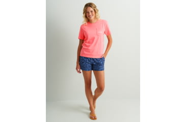 Image of HUK Performance Fishing Pursuit Printed Volley Short - Womens, Naval Academy 2, Extra Small, H6200073-401-XS