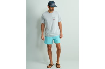 Image of HUK Performance Fishing Raw Bar Tee - Mens, Harbor Mist, 2XL, H1000527-034-XXL