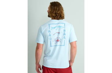 Image of HUK Performance Fishing Raw Bar Tee - Mens, Ice Water, Extra Large, H1000527-476-XL