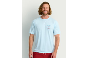 Image of HUK Performance Fishing Raw Bar Tee - Mens, Ice Water, Extra Large, H1000527-476-XL