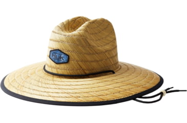 Image of HUK Performance Fishing Running Lakes Straw Hat - Men's, Titanium Blue, One Size, H3000321-428-1