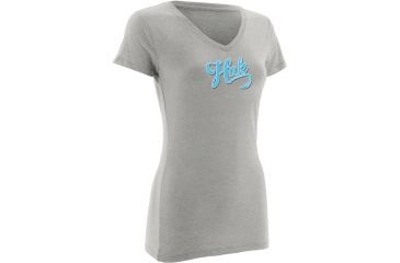 Image of HUK Womens KScott Bass Tee, True Grey Heather H1000079TGHXS