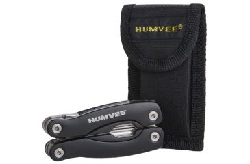 Image of Humvee 9-Bulb LED Flashlight and Pocket Pliers Set, 2-Piece, Black HMV-KC-4BLK