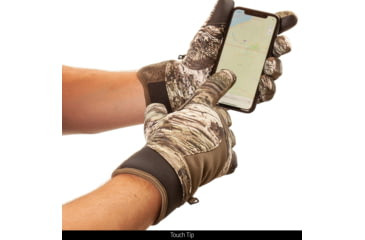 Image of Huntworth Ansted Mid Weight Plush Fleece Lined Hunting Glove - Mens, Tarnen, Extra Large, E-1207-TRN-XL