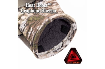 Image of Huntworth Barrow Heat Boost Windproof Softshell Hunting Glove - Womens, Tarnen, Small, E-1433-L-TRN-S