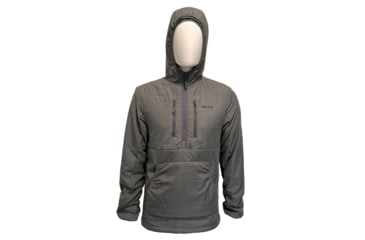 Image of Huto Lifestyle Fuzzy Fleece Hoodie w/Nylon Outer Shell, Grey, Medium, FUZYFLCE-HDIE-GRY-M