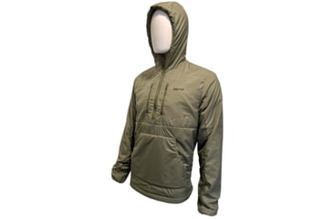 Image of Huto Lifestyle Fuzzy Fleece Hoodie w/Nylon Outer Shell, Ranger Green, Large, FUZYFLCE-HDIE-RNGGRN-L
