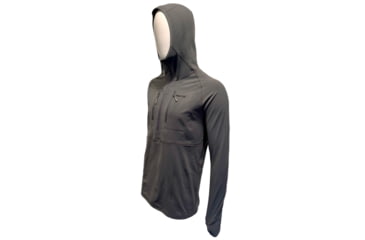 Image of Huto Lifestyle Huto Lifestyle Synthetic Mid-Weight Hoodie/Base Layer, Grey, Large, SYNTC-WGHT-HDIE-GRY-L