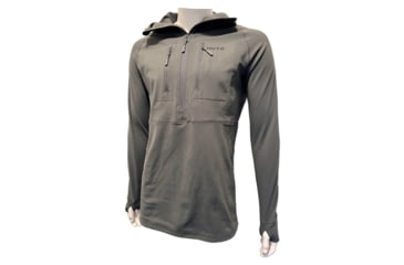 Image of Huto Lifestyle Huto Lifestyle Synthetic Mid-Weight Hoodie/Base Layer, Grey, Large, SYNTC-WGHT-HDIE-GRY-L