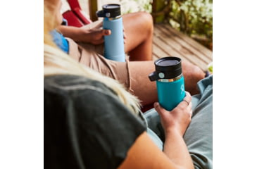 Image of Hydro Flask 12 oz Wide Mouth W Flex Sip Lid, Laguna, W12BCX454