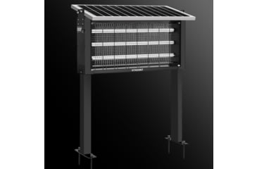 Image of Hykoont Hykoont 30W Solar LED Bug Zapper Light Pro Triple Tube Dusk-to-Dawn, MW916B
