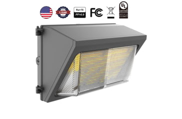 Image of Hykoont Hykoont WK04 Series Half Cut Wall Pack Light Dimmable and Selectable CCT, WK04