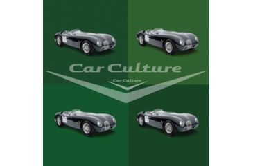 Image of iCanvas 'British Victory At Le Mans' - Jaguar C-Type Race Car by Car Culture Canvas Print, Multi, 18x18 CCU31-1PC3-18x18