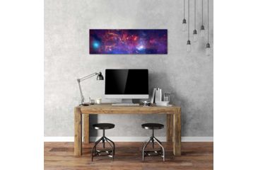 Image of iCanvas Center of the Milky Way Galaxy, Chandra/Hubble/Spitzer, by NASA Canvas Print, Multi, 36x12, 11103-1PC3-36x12