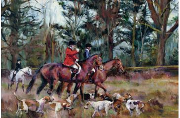 Image of iCanvas Foxhunt by Marilyn Hageman Canvas Print, Multi, 18x12 WAC4178-1PC3-18x12