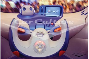 Image of iCanvas 'R2-D2's Cousin Pivo 2' - Nissan Pivo 2 Concept With Robotic by Car Culture Canvas Print, Multi, 18x12 CCU45-1PC3-18x12