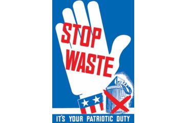 Image of iCanvas Vintage WWII Poster Of A Hand Making A Stop Sign by Stocktrek Images Canvas Print, Multi, 18x12 TRK104-1PC3-18x12