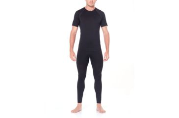 Image of Icebreaker 150 Zone Leggings - Mens, Black/Mineral, Small, 104350-001-S
