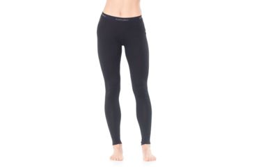 Image of Icebreaker 150 Zone Leggings - Womens, Black/Mineral, Extra Small, 104334-001-XS