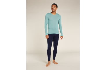 Image of Icebreaker 200 Oasis Leggings with Fly - Mens, Midnight Navy/Monsoon, Medium, 104370401M