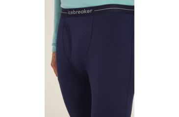 Image of Icebreaker 200 Oasis Leggings with Fly - Mens, Midnight Navy/Monsoon, Medium, 104370401M