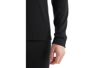 Image of Icebreaker 200 Oasis Long Sleeve Crewe - Mens, Black, Extra Small, IB104365001XS