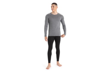 Image of Icebreaker 200 Oasis Long Sleeve Crewe - Mens, Gritstone Heather, Large, IB104365013L
