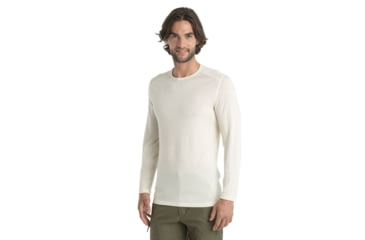 Image of Icebreaker 200 Oasis Long Sleeve Crewe - Men's, Undyed, Large, IB104365000L