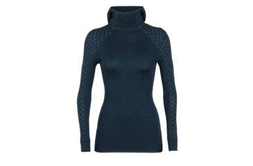 Image of Icebreaker Affinity Thermo Hooded Pullover - Womens, Eclipse Heather, Small, 103892-401-S